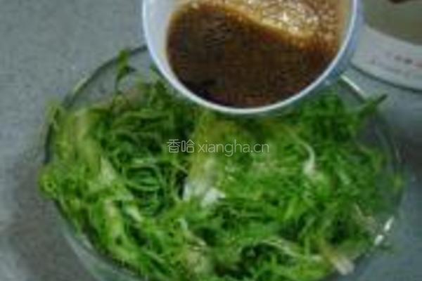 拌苦菊的做法图解3