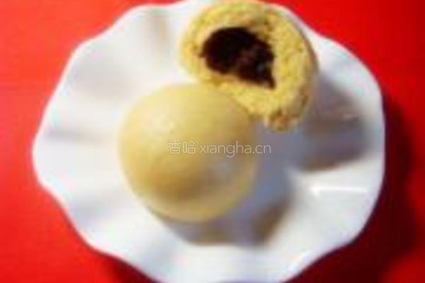小米面豆沙包的做法图解7