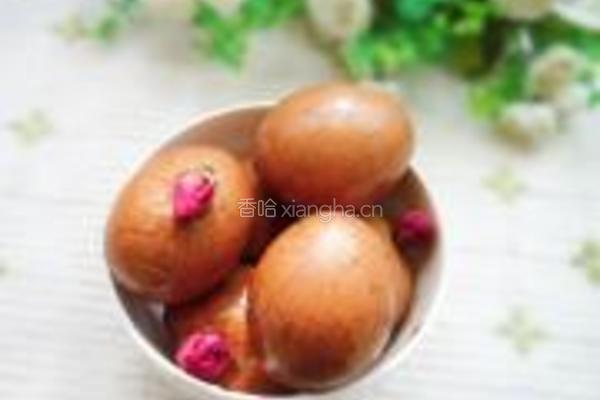 玫瑰花茶叶蛋的做法图解5