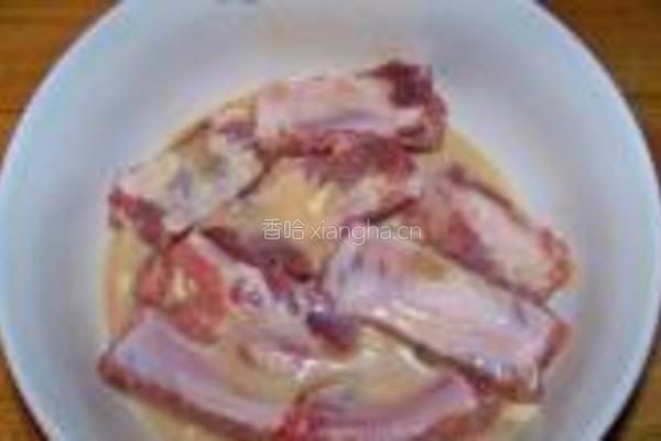 小米酒香蒸排骨的做法图解5