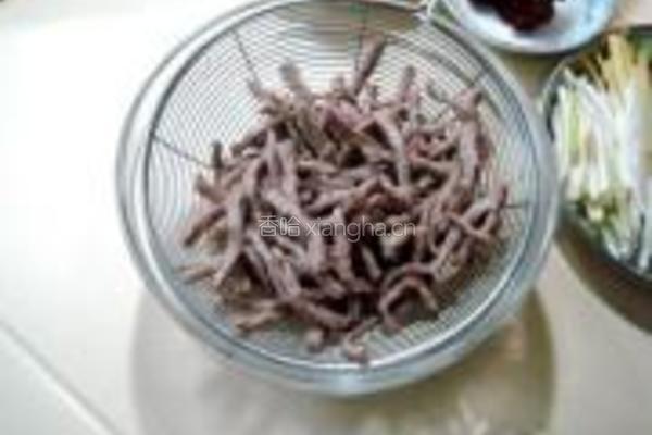 干煸牛肉丝的做法图解5
