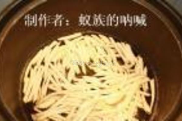 杏鲍菇炒肉丝的做法图解3