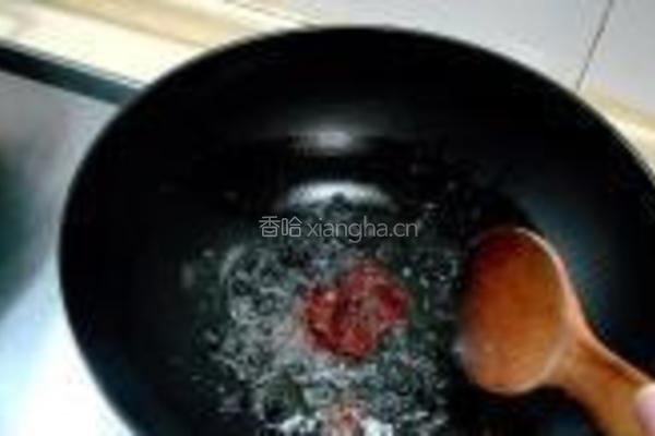 西芹香干炒腊味的做法图解4