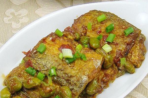 香辣毛豆煮带鱼