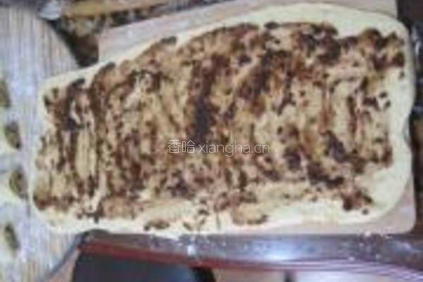 红豆沙地瓜花卷的做法图解4