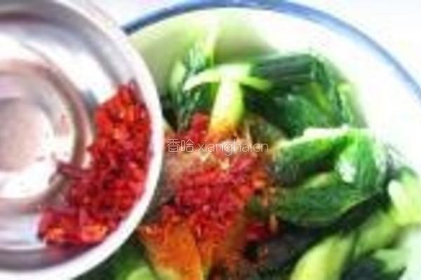 麻辣腌黄瓜的做法图解7