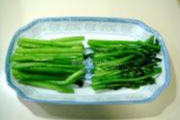 鱼肚扒菜心的做法图解17