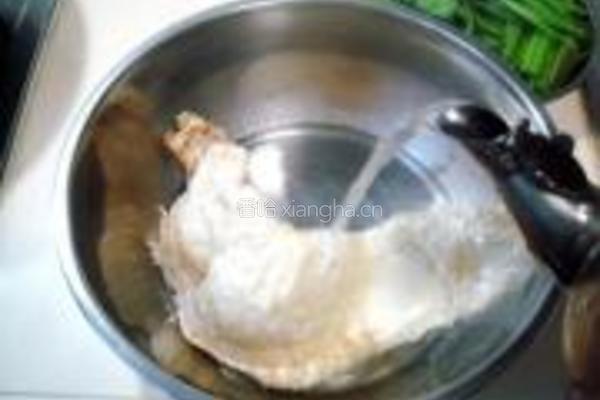 鱼肚扒菜心的做法图解7