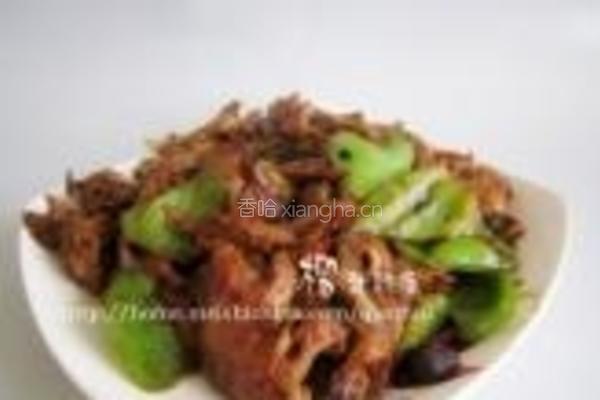 拆骨羊肉炒尖椒的做法图解6