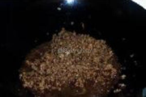 肉末豇豆面的做法图解6