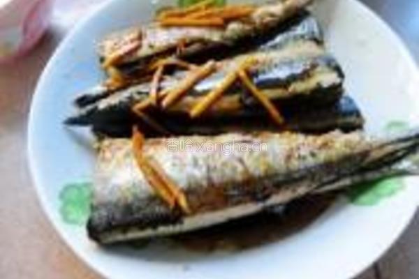 香煎秋刀鱼的做法图解6