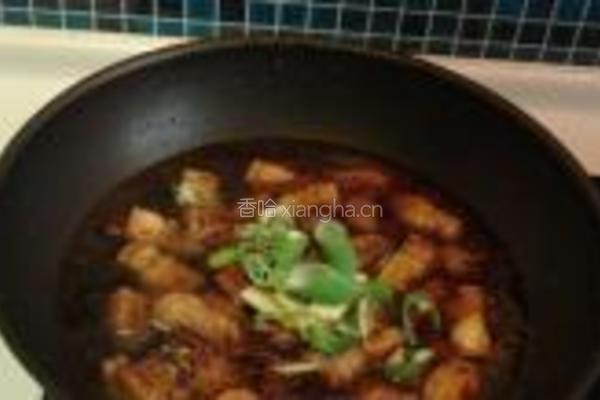 五花肉烧八带的做法图解8