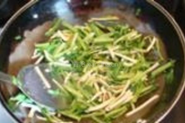 芹菜香干的做法图解8