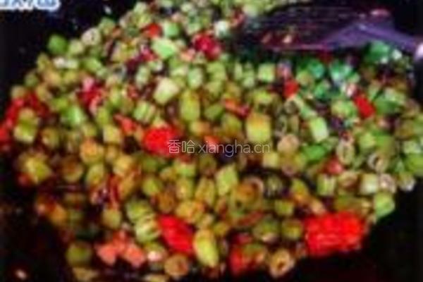榄菜肉丁四季豆的做法图解5