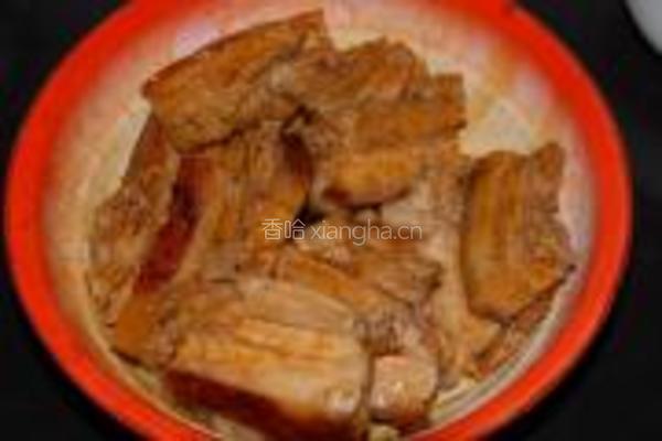 梅菜扣肉的做法图解12