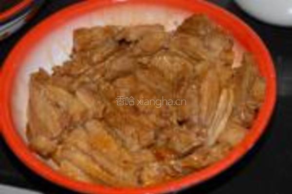 梅菜扣肉的做法图解13