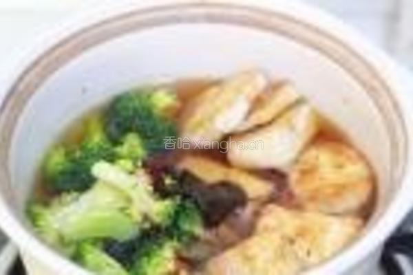 桃仁木耳豆腐煲的做法图解8