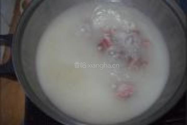 咸猪骨滚辣椒叶的做法图解4
