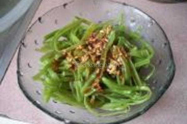 掠拌空心菜梗的做法图解8