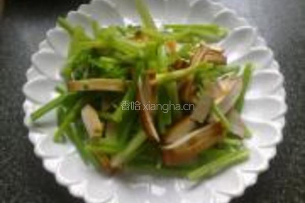 芹菜炒香干的做法图解3