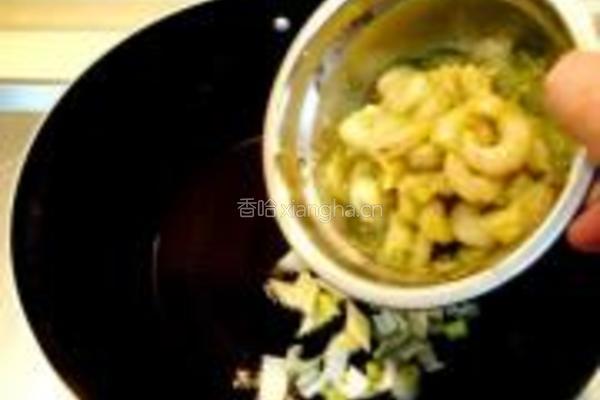 翡翠虾仁的做法图解10