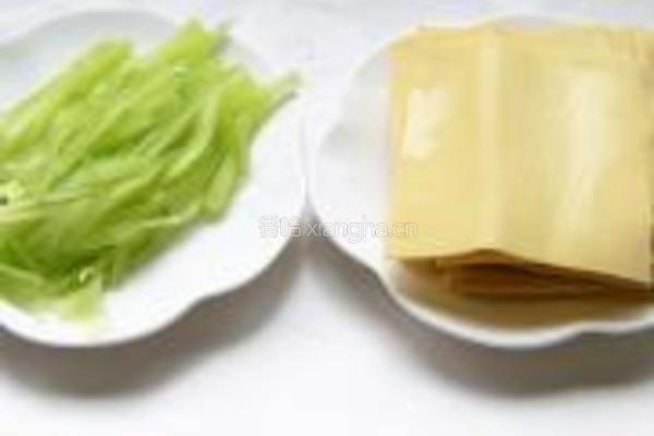 京酱莴笋的做法图解5