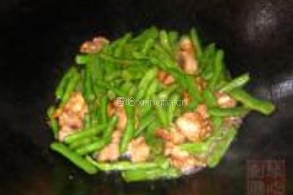 四季豆焖排骨的做法图解7