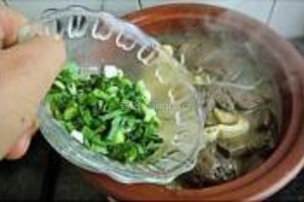 鸭胗鸭血煲的做法图解10