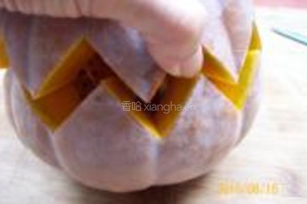福寿南瓜八宝莲的做法图解3