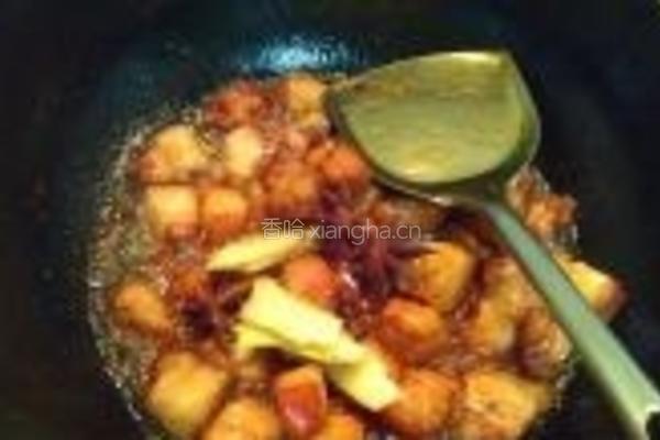 红烧肉炖莴笋的做法图解10