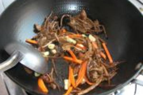 茶树菇烧木耳的做法图解10