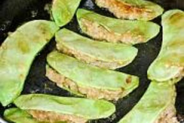 酿焖扁豆的做法图解8