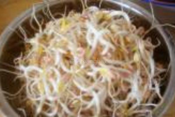 绿豆芽韭菜炒木耳的做法图解2