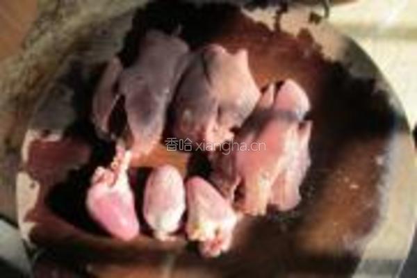 卤鸭肝湿炒粉的做法图解5
