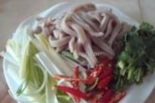 爆炒羊肚的做法图解2