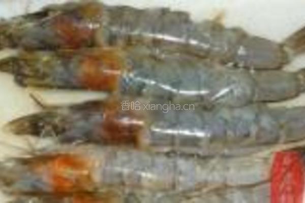 面包粉烤虾的做法图解1