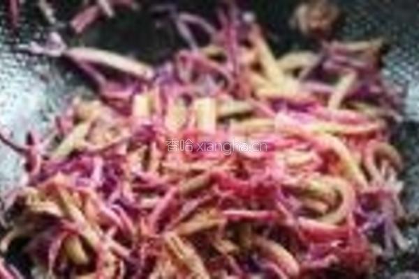 三丝炒粉利的做法图解8