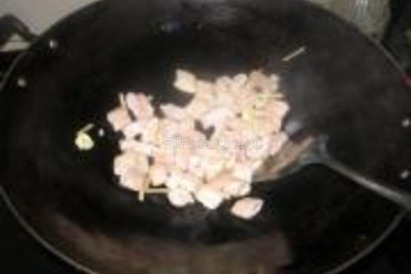酸菜炒大肠的做法图解5