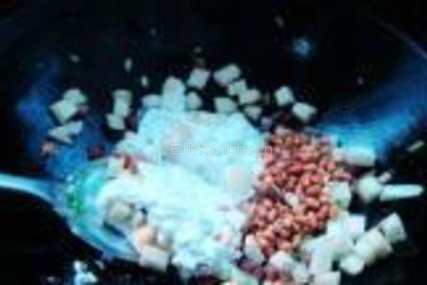 腊肉芋头糕的做法图解6