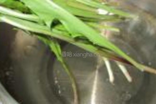 蒲公英鸡蛋炒年糕的做法图解5