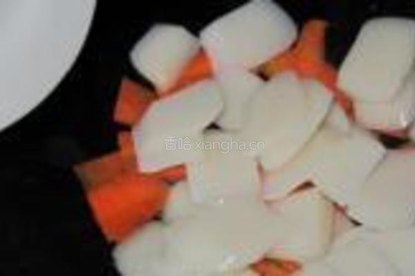 蒲公英鸡蛋炒年糕的做法图解11