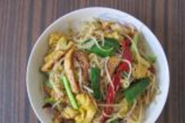 乱炒豆芽菜的做法图解3