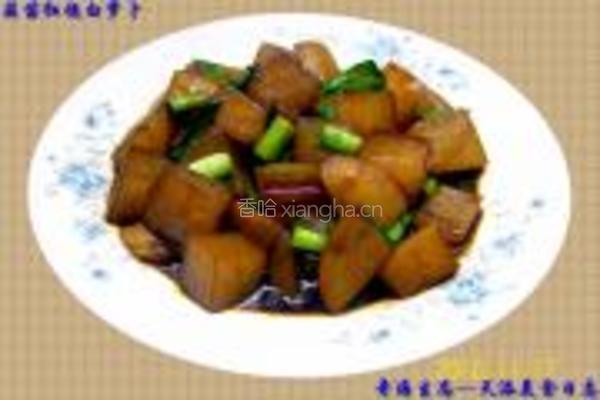 蒜苗红烧白萝卜的做法图解15