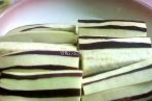 肉丝扒茄子的做法图解1