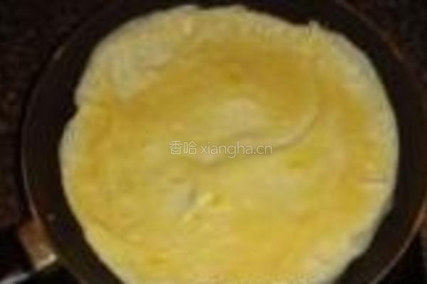 榨菜蛋卷的做法图解4