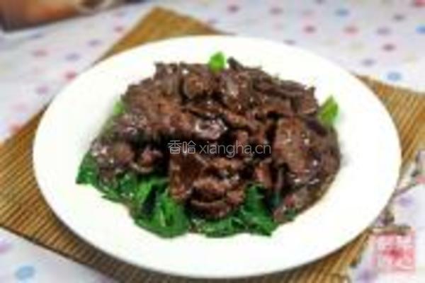 柱侯牛肉扒芥蓝的做法图解10