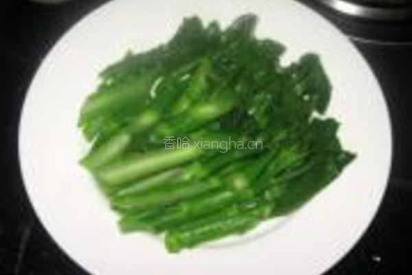 柱侯牛肉扒芥蓝的做法图解6