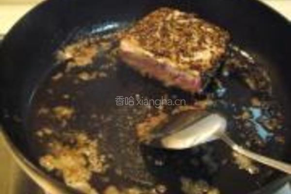 香煎金枪鱼的做法图解20