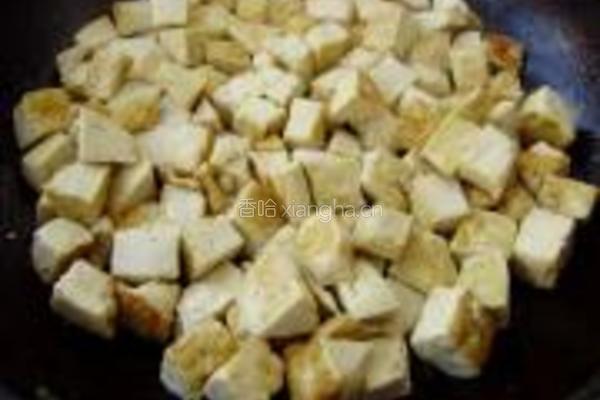 孜然辣炒豆腐的做法图解2