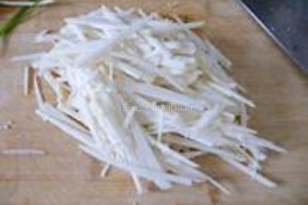 芋头母炒粉丝的做法图解4